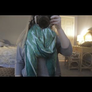 Green scarf